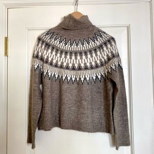 Gorgeous never worn fair isle turtleneck